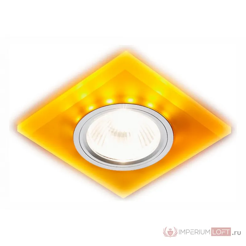 Встраиваемый светильник Ambrella Led S215 S215 WH/CH/YL Цвет арматуры желтый Цвет плафонов белый от ImperiumLoft