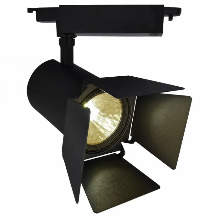 Светильник на штанге Arte Lamp Track Lights A6730PL-1BK Цвет арматуры черный Цвет плафонов черный от ImperiumLoft