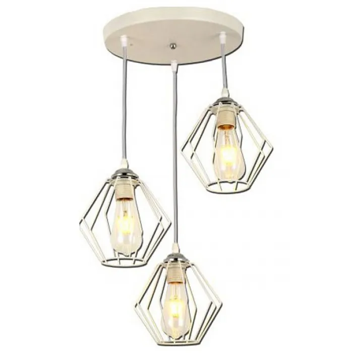 Подвесной светильник Imex 3099 MD.3099-3-P WH+CH цвет арматуры белый от ImperiumLoft
