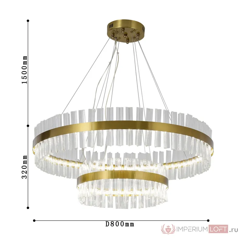 Подвесная люстра Favourite Placerat 4012-12P от ImperiumLoft