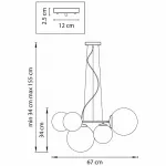 Подвесная люстра Lightstar Globo 815057 
