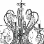 Подвесная люстра Osgona Elegante 708084 Цвет арматуры хром Цвет плафонов прозрачный от ImperiumLoft