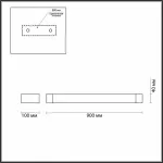 Накладной светильник Odeon Light Arno 3888/24WB от ImperiumLoft
