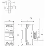 Устройство защитного отключения 1P Werkel W912P404