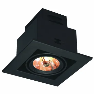 Встраиваемый светильник Arte Lamp Technika 2 A5930PL-1BK Цвет арматуры черный Цвет плафонов черный