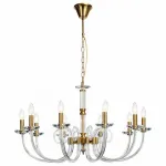 Подвесная люстра Stilfort Glass 1050/03/10P Цвет арматуры золото