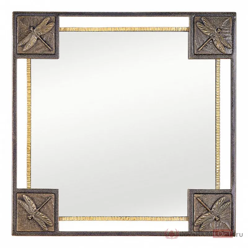 Зеркало настенное (72x72 см) Стрекозы V20043 от ImperiumLoft