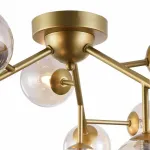 Потолочная люстра Maytoni Dallas MOD545PL-12G Цвет арматуры золото Цвет плафонов янтарный от ImperiumLoft