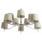 Подвесная люстра Divinare Soprano 1341/02 LM-10 Цвет плафонов кремовый Цвет арматуры хром от ImperiumLoft