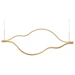 08258-100,33P Подвес Линн матовое золото w100*3 h200 Led 32W (3000K) от ImperiumLoft