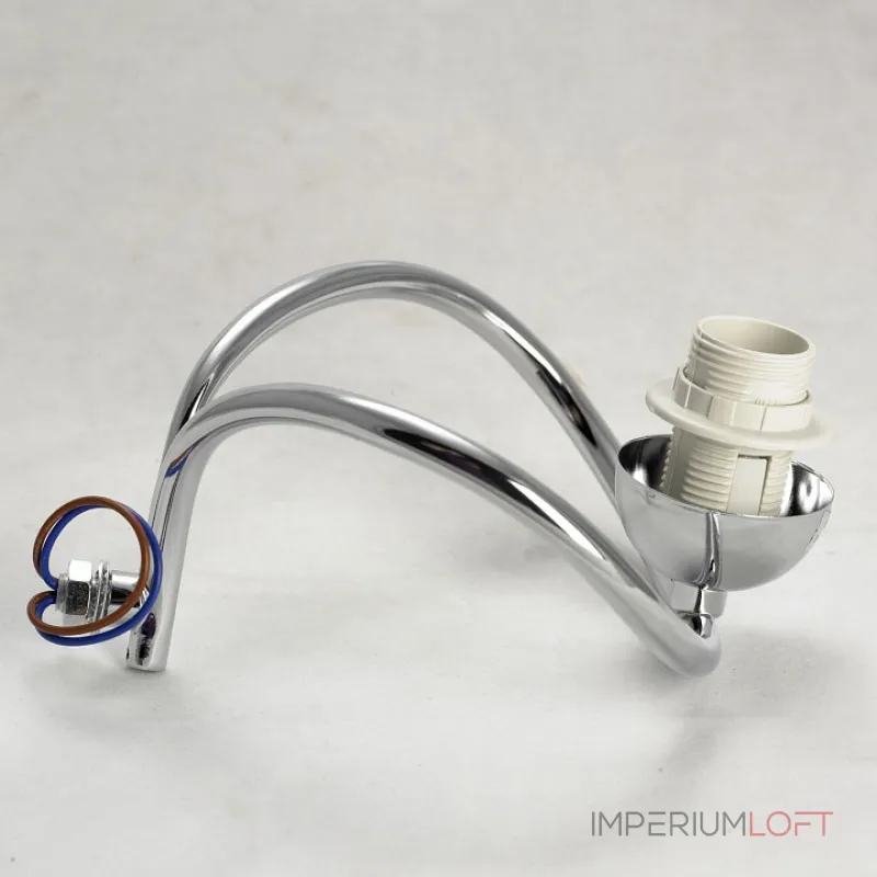 Бра Lussole Iliamna LSP-8141V Цвет арматуры хром Цвет плафонов белый Бра Lussole Iliamna LSP-8141V Цвет арматуры хром Цвет плафонов белый