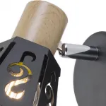 Спот Rivoli Notabile W1 BK Б0038110 Цвет арматуры черный Цвет плафонов черный