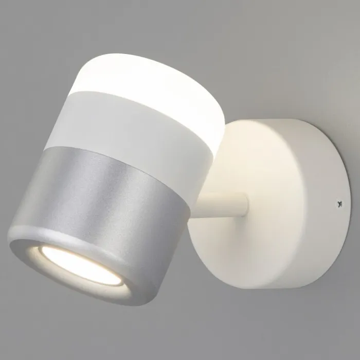 Бра Eurosvet Oskar 20165/1 LED белый/серебро 9W от ImperiumLoft