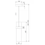 Подвесной светильник Eurosvet Lumen 50244/1 LED хром/дымчатый от ImperiumLoft