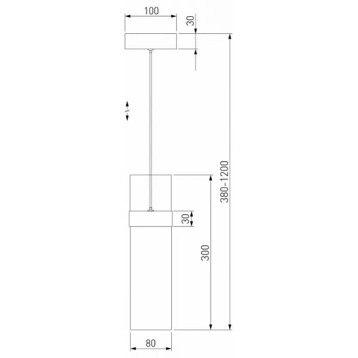 Подвесной светильник Eurosvet Lumen 50244/1 LED хром/дымчатый от ImperiumLoft