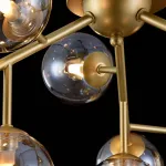 Потолочная люстра Maytoni Dallas MOD545PL-12G Цвет арматуры золото Цвет плафонов янтарный от ImperiumLoft