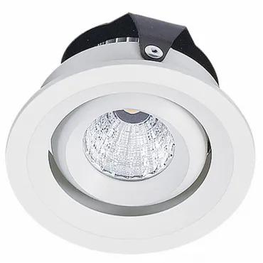 Встраиваемый светильник Ideal Lux Trulle TRULLE 565.1-7W-WT Цвет арматуры белый Цвет плафонов черный