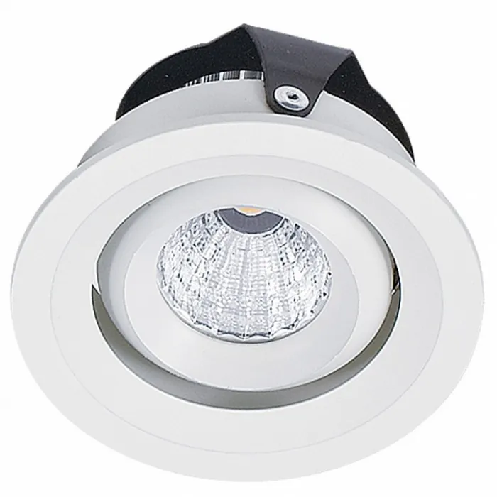 Встраиваемый светильник Ideal Lux Trulle TRULLE 565.1-7W-WT Цвет арматуры белый Цвет плафонов черный от ImperiumLoft