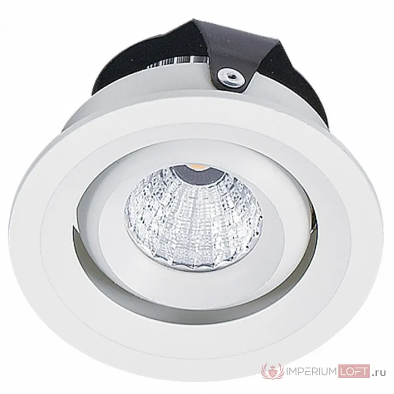 Встраиваемый светильник Ideal Lux Trulle TRULLE 565.1-7W-WT Цвет арматуры белый Цвет плафонов черный от ImperiumLoft