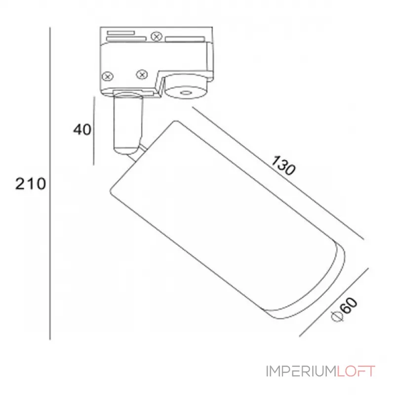 Светильник на штанге Maytoni Track TR011-1-GU10-W Цвет арматуры белый Цвет плафонов белый от ImperiumLoft Светильник на штанге Maytoni Track TR011-1-GU10-W Цвет арматуры белый Цвет плафонов белый от ImperiumLoft