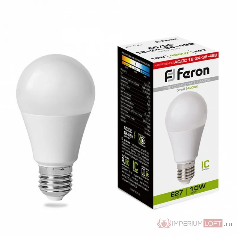Лампа светодиодная Feron LB-192 E27 10Вт 4000K 38265 от ImperiumLoft