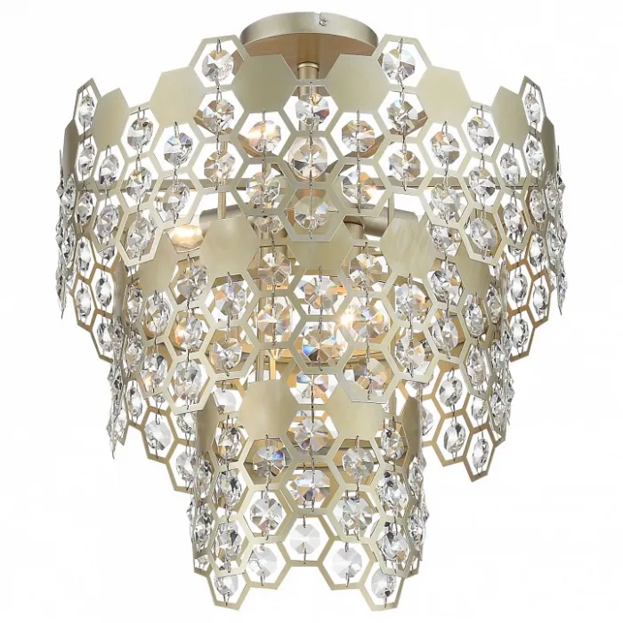 Светильник на штанге ST-Luce Favoleno SL1102.202.05 Цвет арматуры кремовый Цвет плафонов кремовый от ImperiumLoft