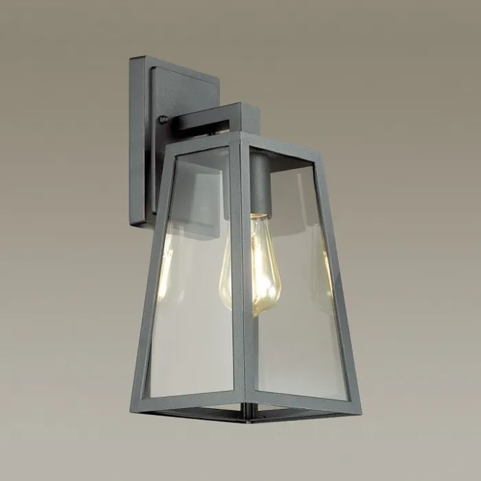 Светильник на штанге Odeon Light Clod 4169/1W Цвет плафонов прозрачный Цвет арматуры черный от ImperiumLoft