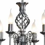 Подвесная люстра Lussole LGO-3 LSP-0080 Цвет арматуры никель Цвет плафонов белый от ImperiumLoft
