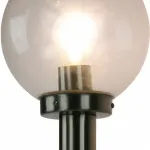 Наземный высокий светильник Arte Lamp Gazebo A8365PA-1SS Цвет арматуры серебро Цвет плафонов прозрачный