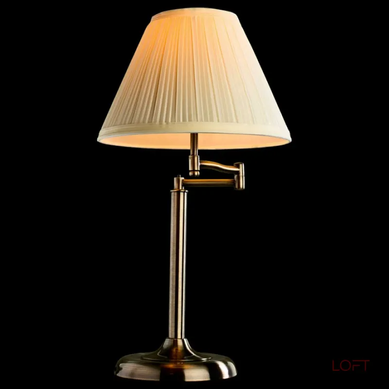 Настольная лампа декоративная Arte Lamp California A2872LT-1AB Цвет арматуры бронза Цвет плафонов кремовый