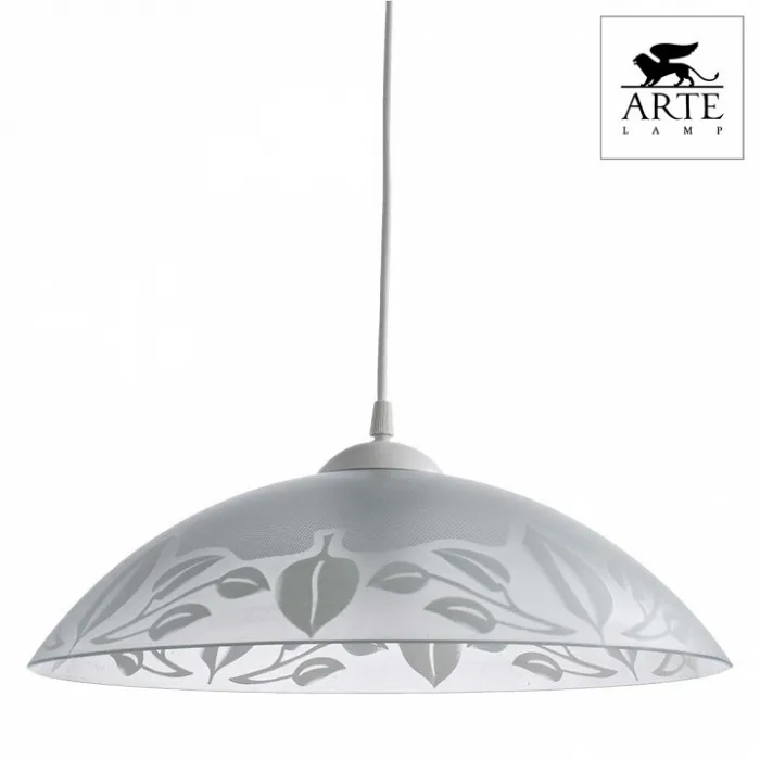 Подвесной светильник Arte Lamp Cucina A4020SP-1WH Цвет арматуры белый Цвет плафонов белый от ImperiumLoft