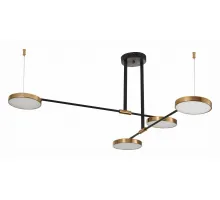 Люстра на штанге ST-Luce Farone SL1605.403.04 Цвет плафонов латунь Цвет арматуры черный