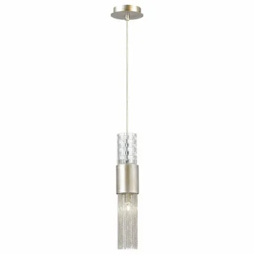 Подвесной светильник Odeon Light Perla 4631/1 Цвет арматуры серебро Цвет плафонов прозрачный