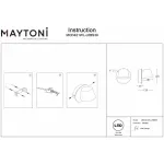 Бра Maytoni Pixel MOD421WL-L6BS3K