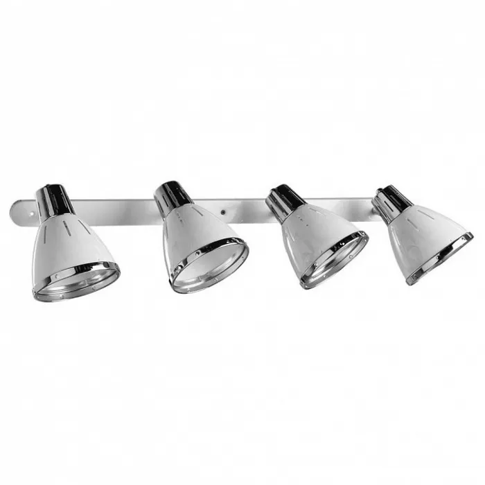 Спот Arte Lamp Marted A2215PL-4WH Цвет арматуры хром Цвет плафонов белый от ImperiumLoft