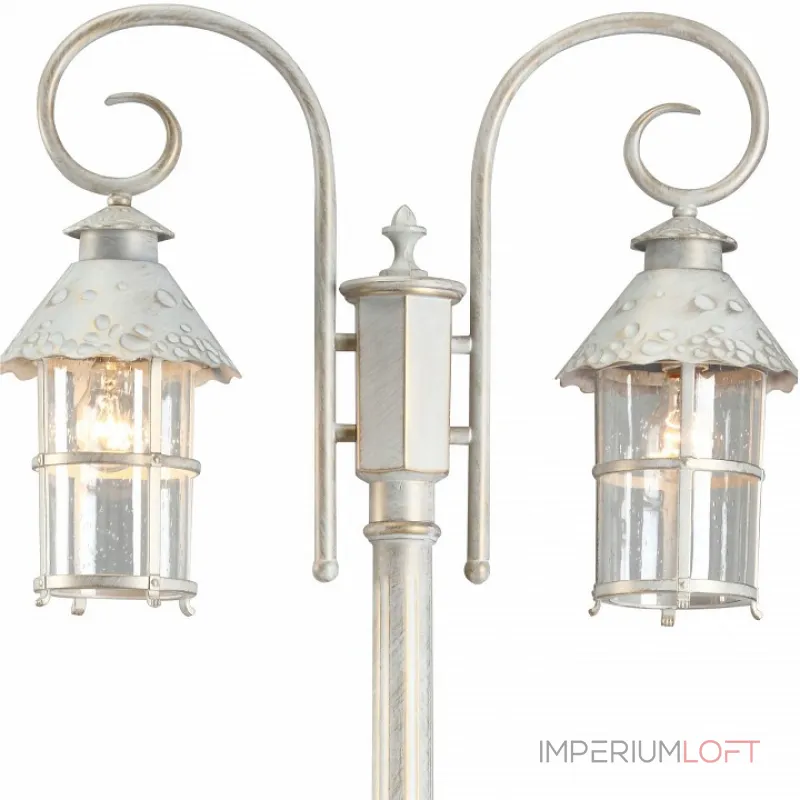 Фонарный столб Arte Lamp Prague A1467PA-2WG Цвет арматуры золото Цвет плафонов прозрачный