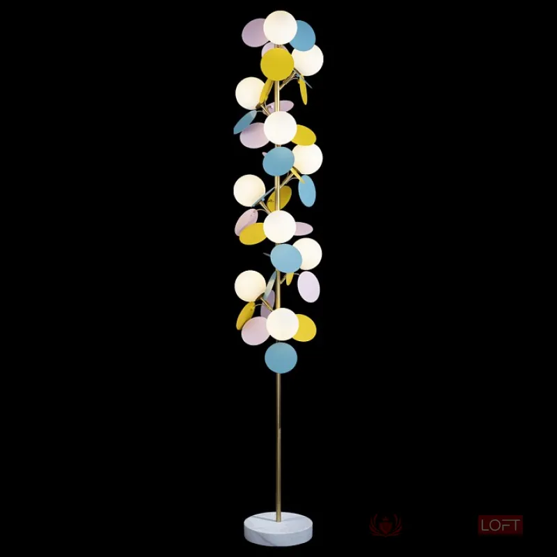 Торшер Loft it Matisse 10008F mult Цвет арматуры золото Цвет плафонов разноцветный от ImperiumLoft