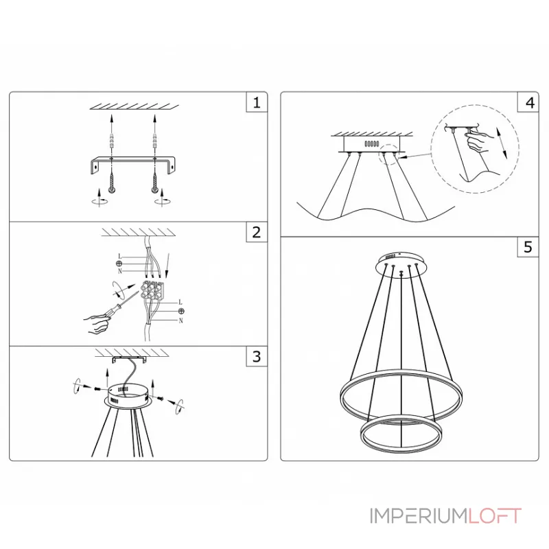 Подвесная люстра Kink Light Тор 08219,19A(4000K)