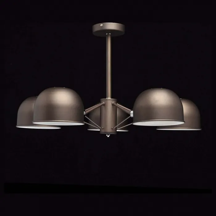 Люстра на штанге MW-Light Даунтаун 1 691011205 Цвет арматуры коричневый Цвет плафонов коричневый от ImperiumLoft