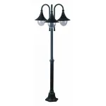 Фонарный столб Arte Lamp Malaga A1086PA-3BG Цвет арматуры медь Цвет плафонов прозрачный