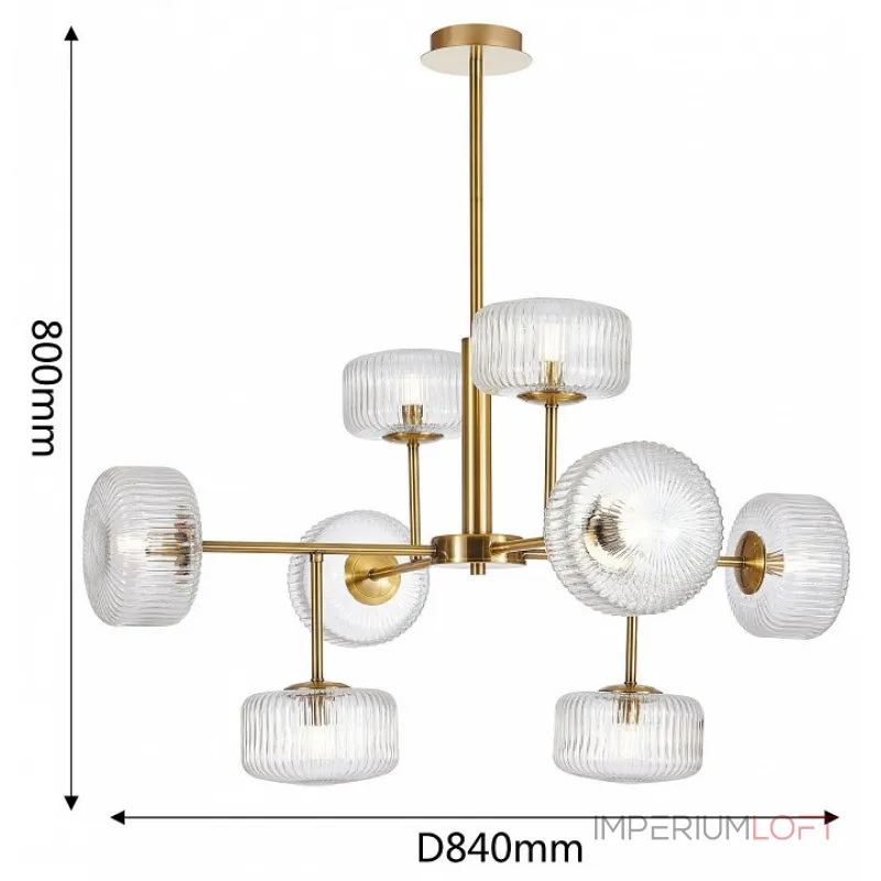 Люстра на штанге Favourite Malinconia 4051-8P Люстра на штанге Favourite Malinconia 4051-8P