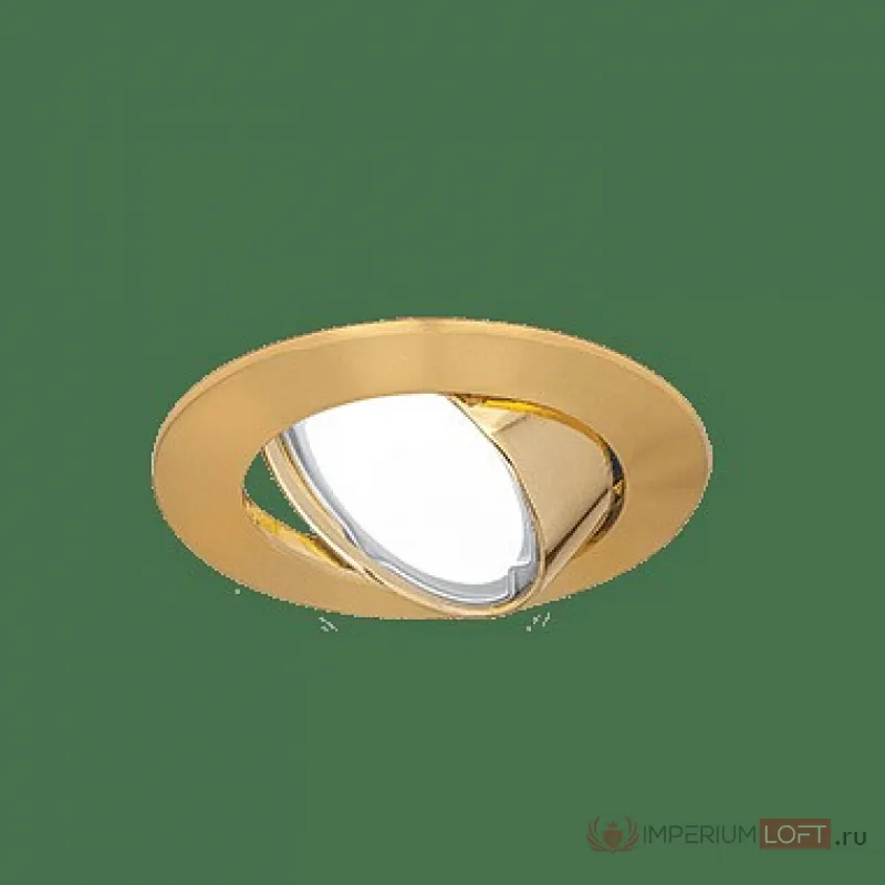 Встраиваемый светильник Gauss Metal 1 CA007 Цвет арматуры золото Цвет плафонов золото от ImperiumLoft