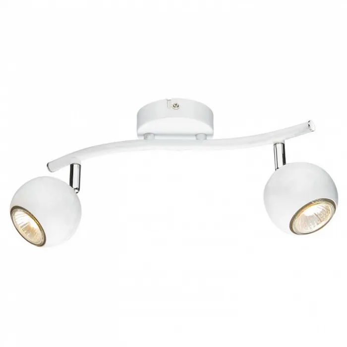 Спот Arte Lamp Piatto A6251PL-2WH Цвет арматуры белый Цвет плафонов белый от ImperiumLoft