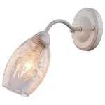 Бра Arte Lamp Bettina A1296AP-1WG Цвет арматуры белый Цвет плафонов прозрачный