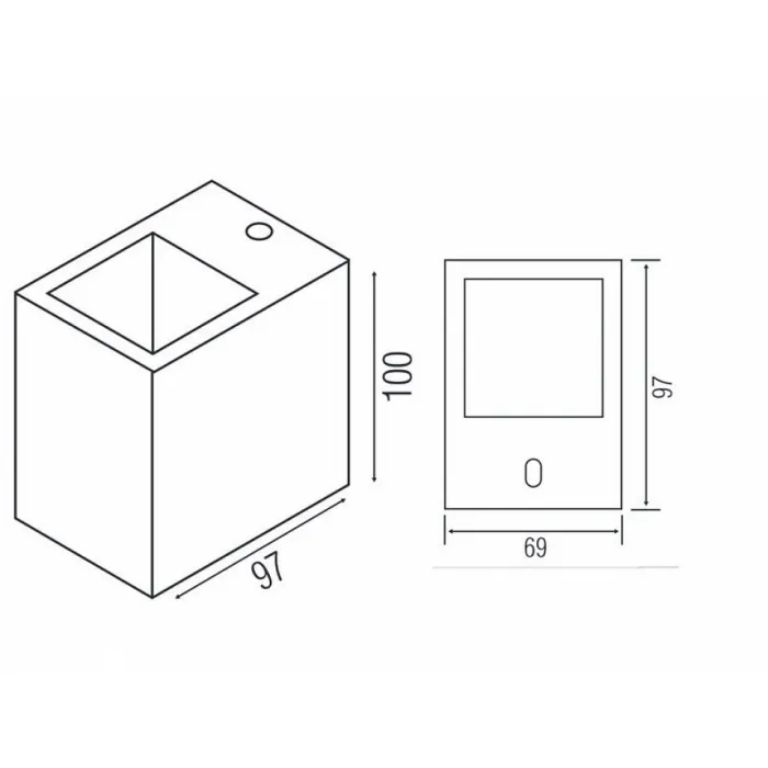 Накладной светильник Donolux DL231 DL232G от ImperiumLoft