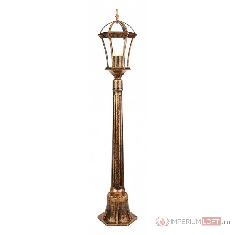 Наземный высокий светильник Feron Неаполь 11619 Цвет арматуры золото Цвет плафонов прозрачный от ImperiumLoft