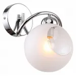 Бра Lussole Iliamna LSP-8141V Цвет арматуры хром Цвет плафонов белый