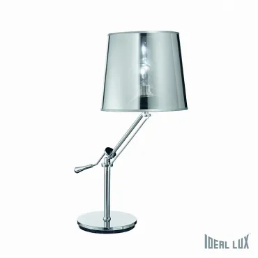Настольная лампа декоративная Ideal Lux Regol REGOL TL1 CROMO Цвет арматуры хром Цвет плафонов хром