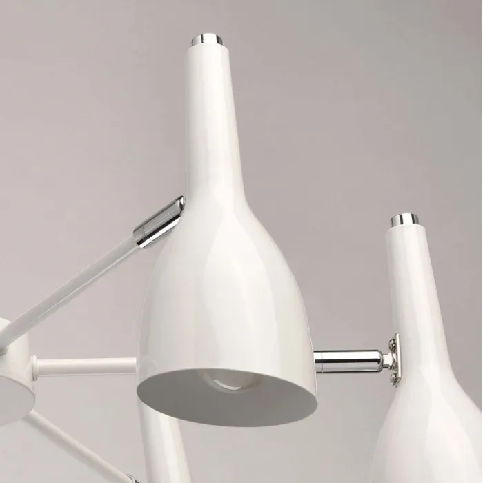 Люстра на штанге MW-Light Астор 545012506 Цвет арматуры белый Цвет плафонов белый от ImperiumLoft