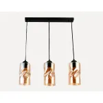 Подвесной светильник Ambrella Traditional 10 TR3556 Цвет плафонов янтарный Цвет арматуры черный
